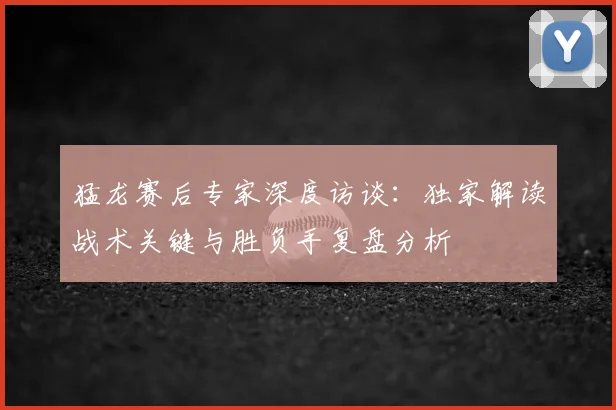 猛龙赛后专家深度访谈：独家解读战术关键与胜负手复盘分析